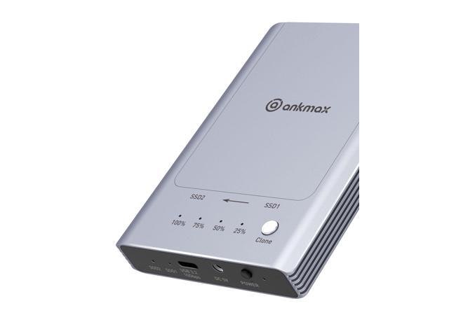 Ankmax NVMe M.2 Dual-Bay SSD Docking Station: $89.99