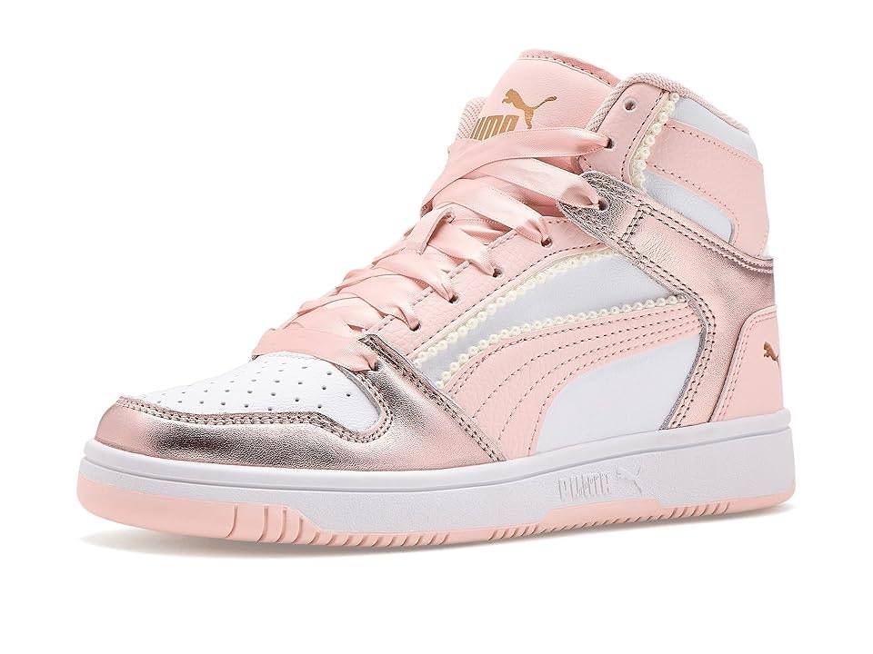 Puma Kids Rebound Layup Mid Shoes 5 Big Kid: $35.75