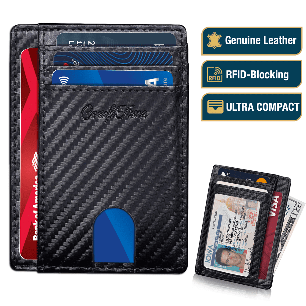 ComfiTime Minimalist Leather RFID Wallet: $10.39 ComfiTime Minimalist Leather RFID Wallet: $10.39