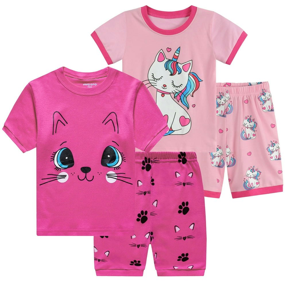 Fedpop Toddler Girls Summer Pajama Set 4T: $21.99 Fedpop Toddler Girls Summer Pajama Set 4T: $21.99