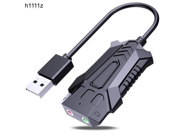 USB to 3.5mm External Sound Card Audio Adapter: $12.42 USB to 3.5mm External Sound Card Audio Adapter: $12.42