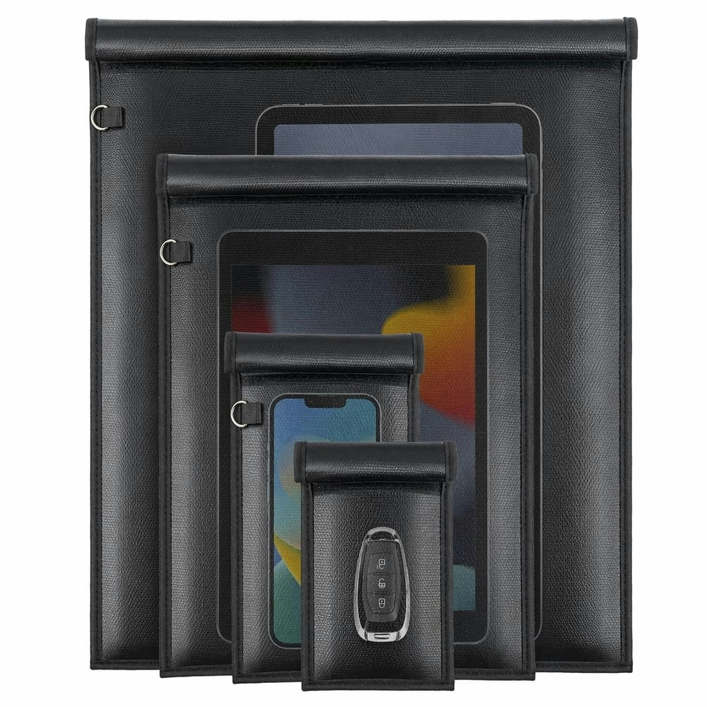 Faraday Bag Signal Blocking Pouch 4-Pack: $22.49