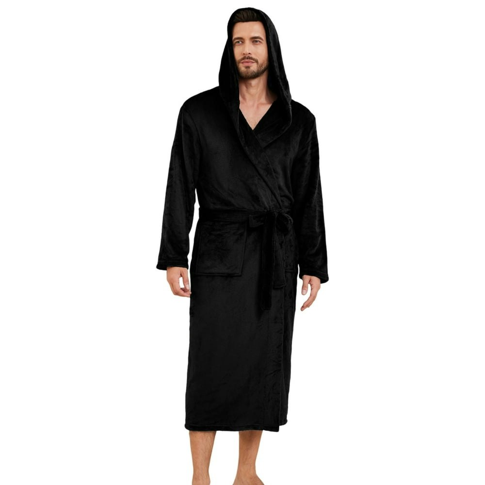 U2SKIIN Men's Hooded Fleece Robe: $18.52 U2SKIIN Men's Hooded Fleece Robe: $18.52