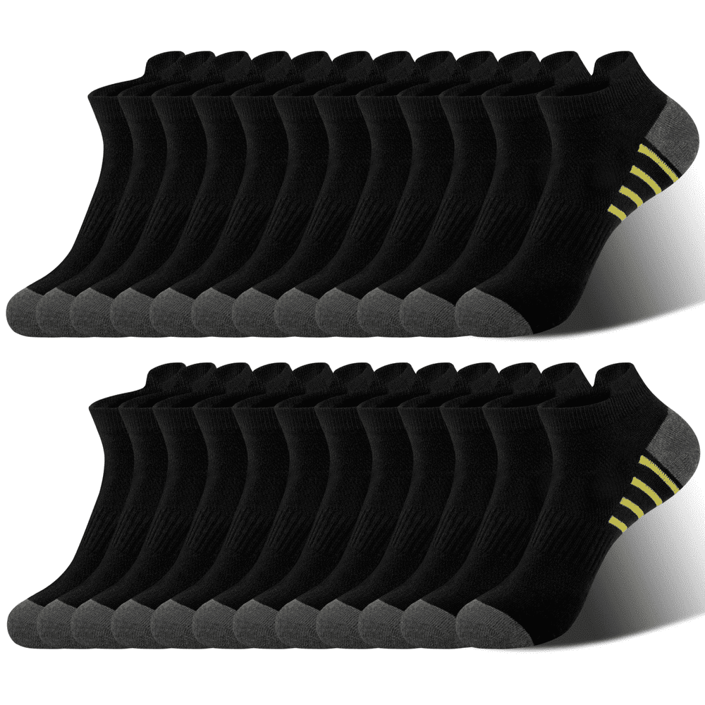 Smilooen Men's Athletic Ankle Socks 12-Pack: $10.89 Smilooen Men's Athletic Ankle Socks 12-Pack: $10.89