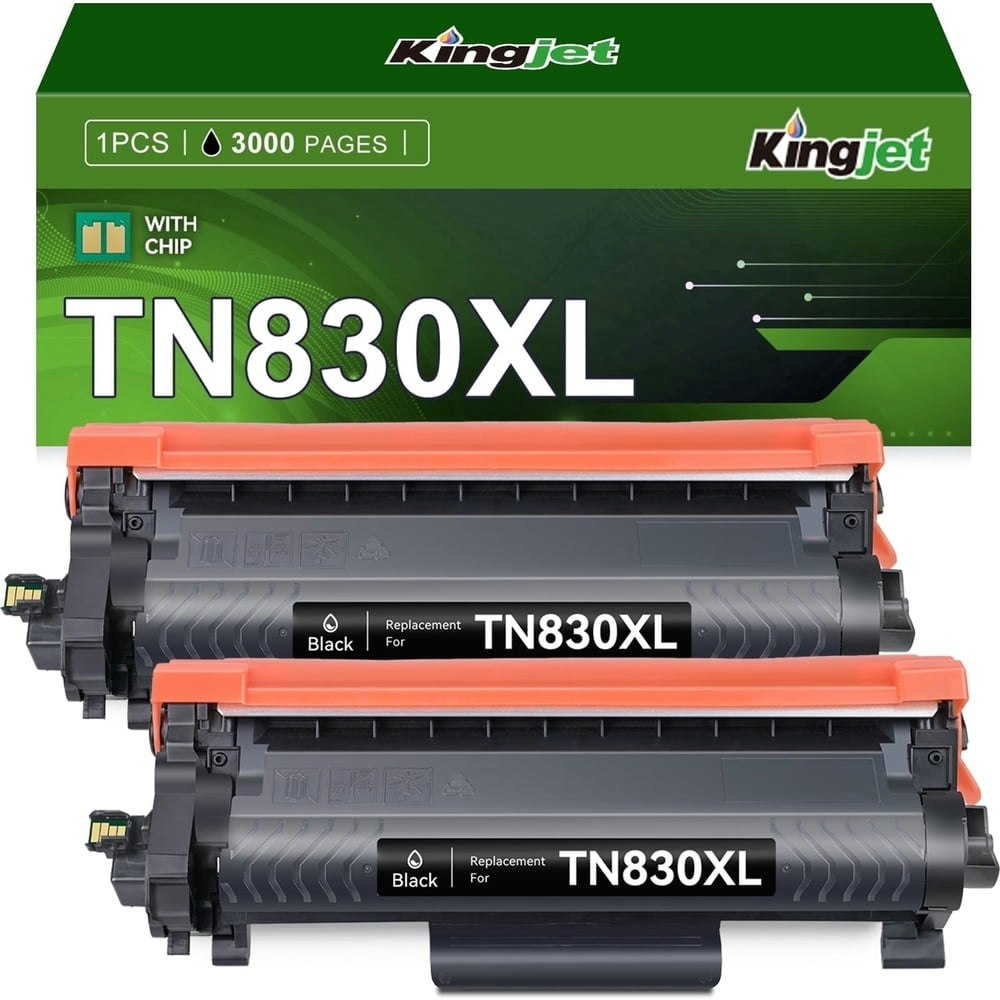 Brother TN830XL Toner Cartridge 2-Pack: $24.89 Brother TN830XL Toner Cartridge 2-Pack: $24.89