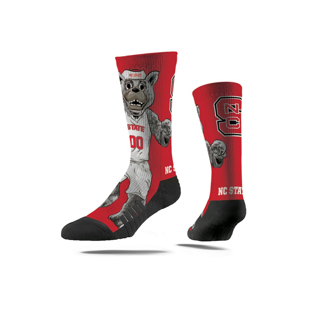 Strideline NC State Wolfpack Mascot Crew Socks: $22.99