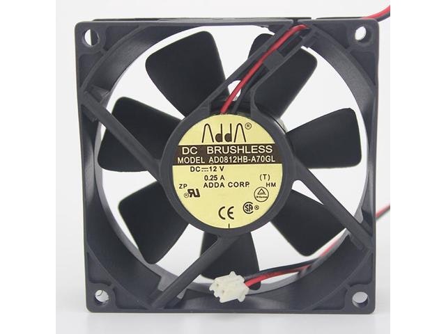 Adda AD0812HB-A70G 80mm DC Cooling Fan: $34.39 Adda AD0812HB-A70G 80mm DC Cooling Fan: $34.39