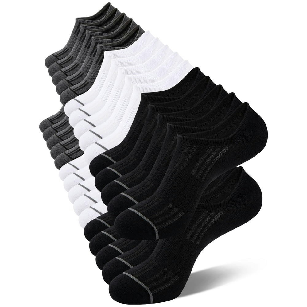 Cooplus Men's Cotton No-Show Socks 15-Pack: $12.99 Cooplus Men's Cotton No-Show Socks 15-Pack: $12.99