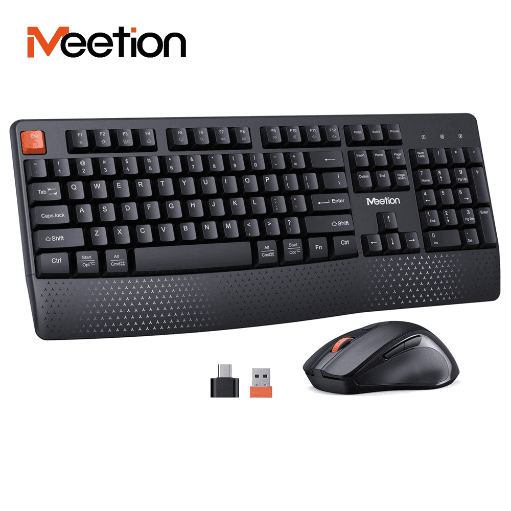 Meetion Wireless Keyboard and Mouse Combo: $25.64