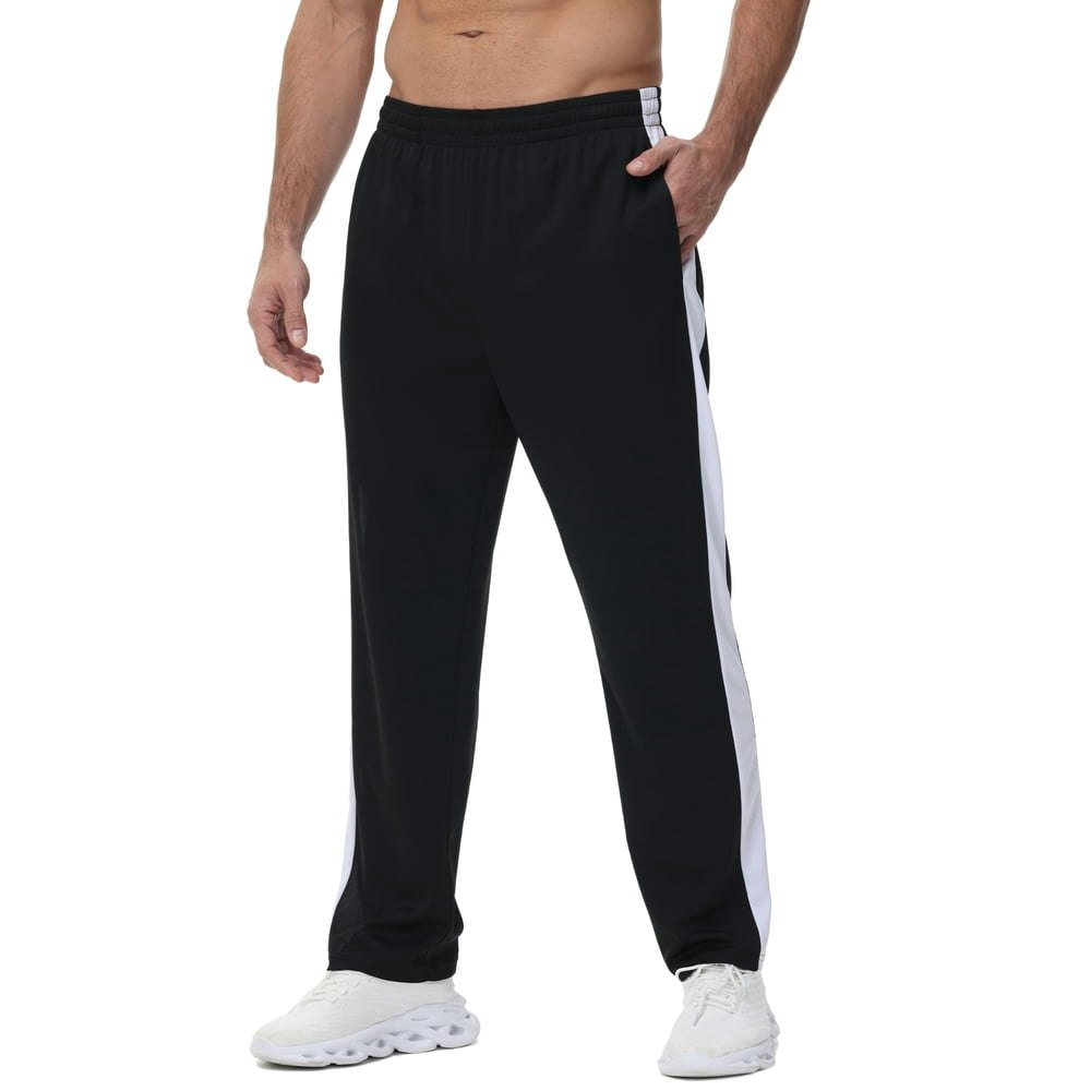 Men's Athletic Jersey Lounge Pants with Pockets: $17.88