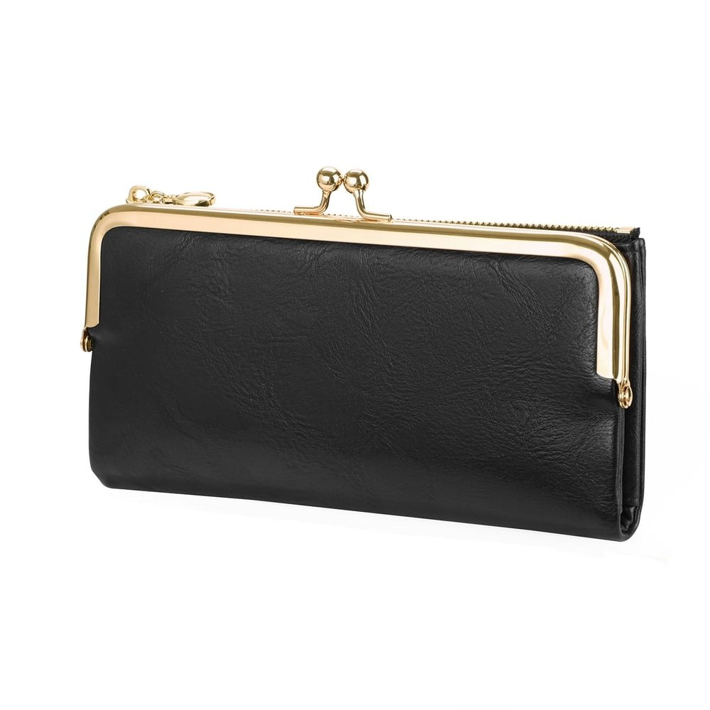 Goiacii Women's Vintage Leather Long Wallet: $16.41 Goiacii Women's Vintage Leather Long Wallet: $16.41