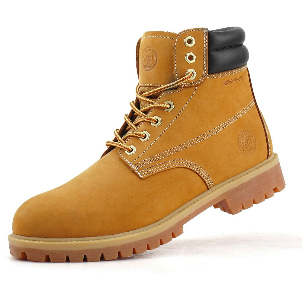 Jacata Men's Soft Toe Leather Work Boots: $58.85