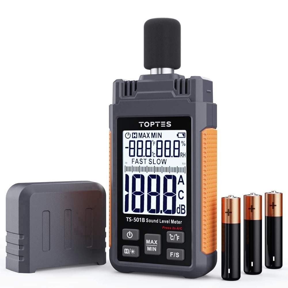 Toptes 30–130dB Digital Sound Level Meter: $28.49 Toptes 30–130dB Digital Sound Level Meter: $28.49