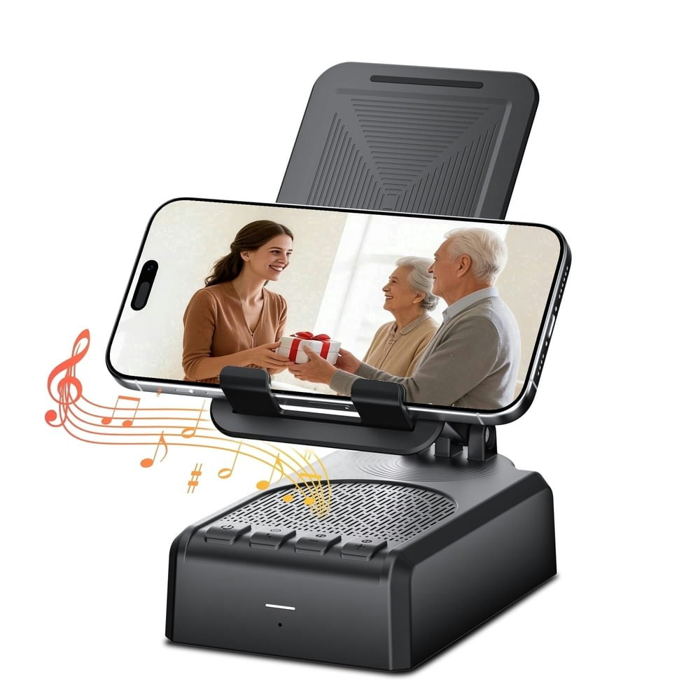 Wireless Bluetooth Phone Speaker and Stand: $17.09 Wireless Bluetooth Phone Speaker and Stand: $17.09
