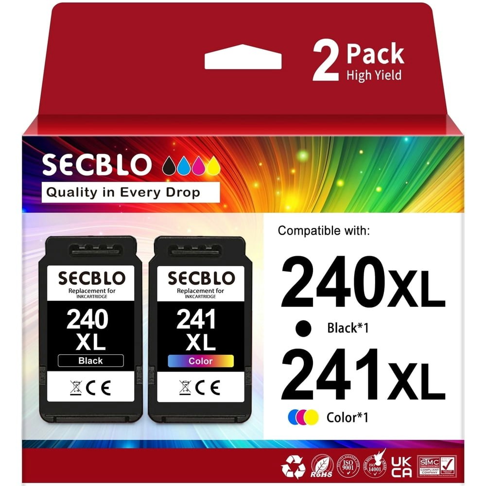 Canon 240XL and 241XL Ink Cartridge 2-Pack: $33.79 Canon 240XL and 241XL Ink Cartridge 2-Pack: $33.79