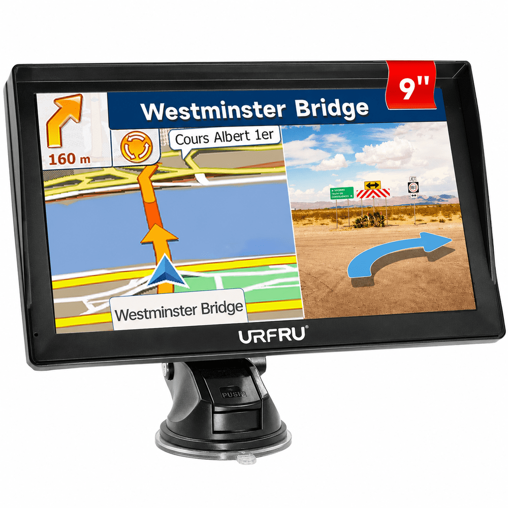 Urfru 9-inch GPS Navigation System: $80.99