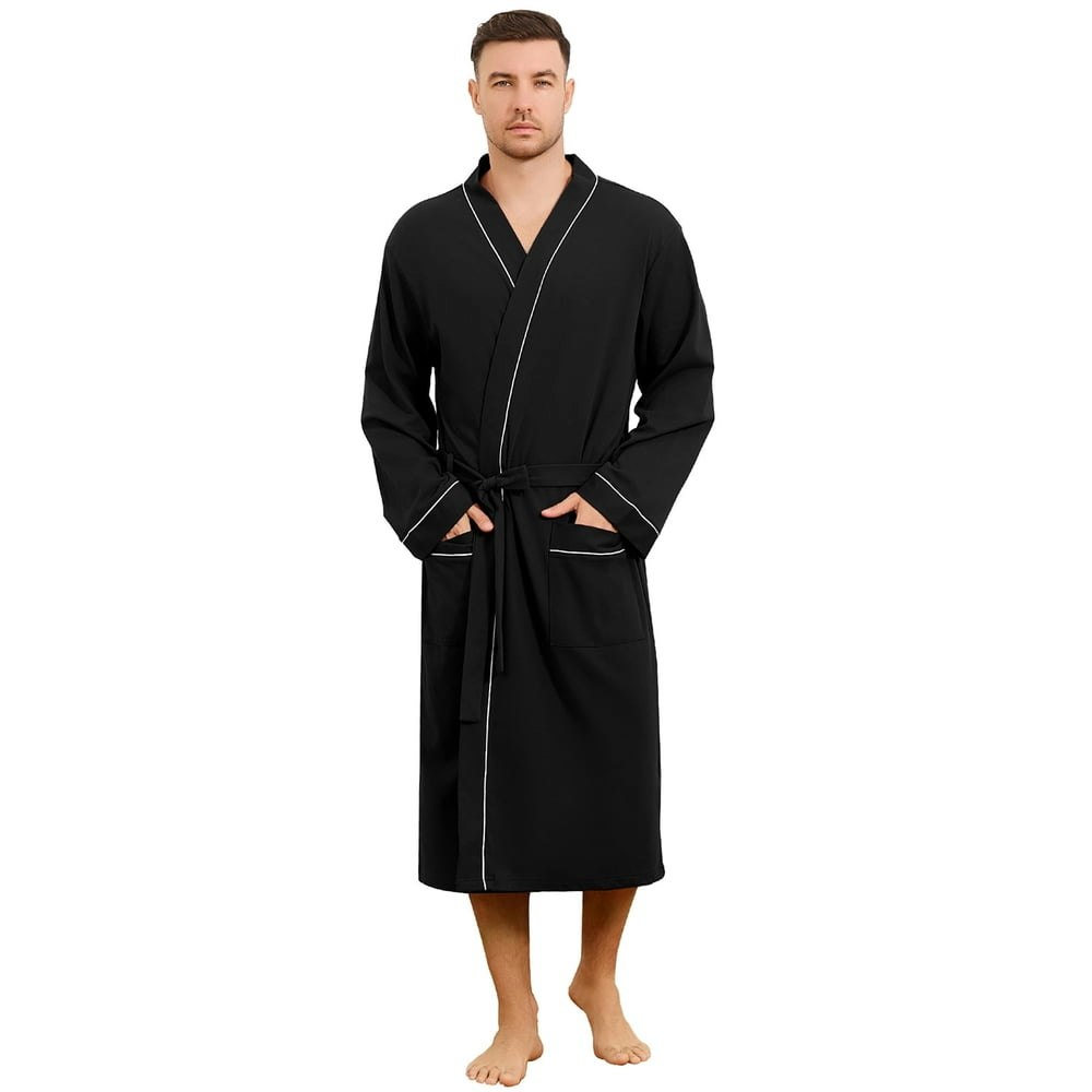 Vulcanodon Men's Cotton Spa Bathrobe: $23.99