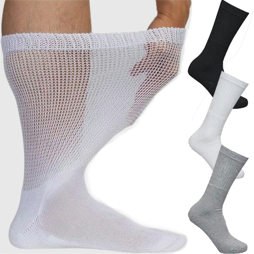 Diabetic Socks for Men and Women 3-Pack: $13.99