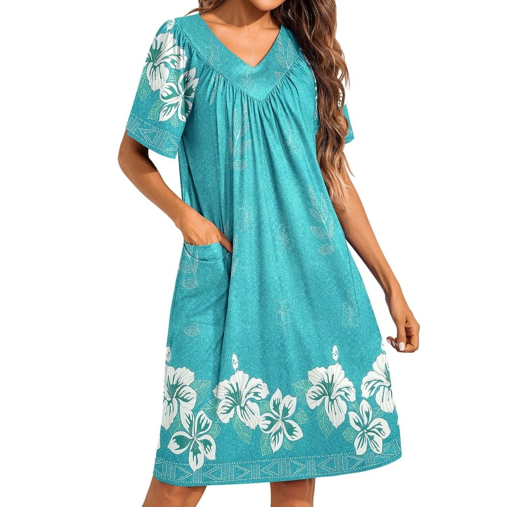 Avidlove Women's Floral Print House Dress: $17.99 Avidlove Women's Floral Print House Dress: $17.99
