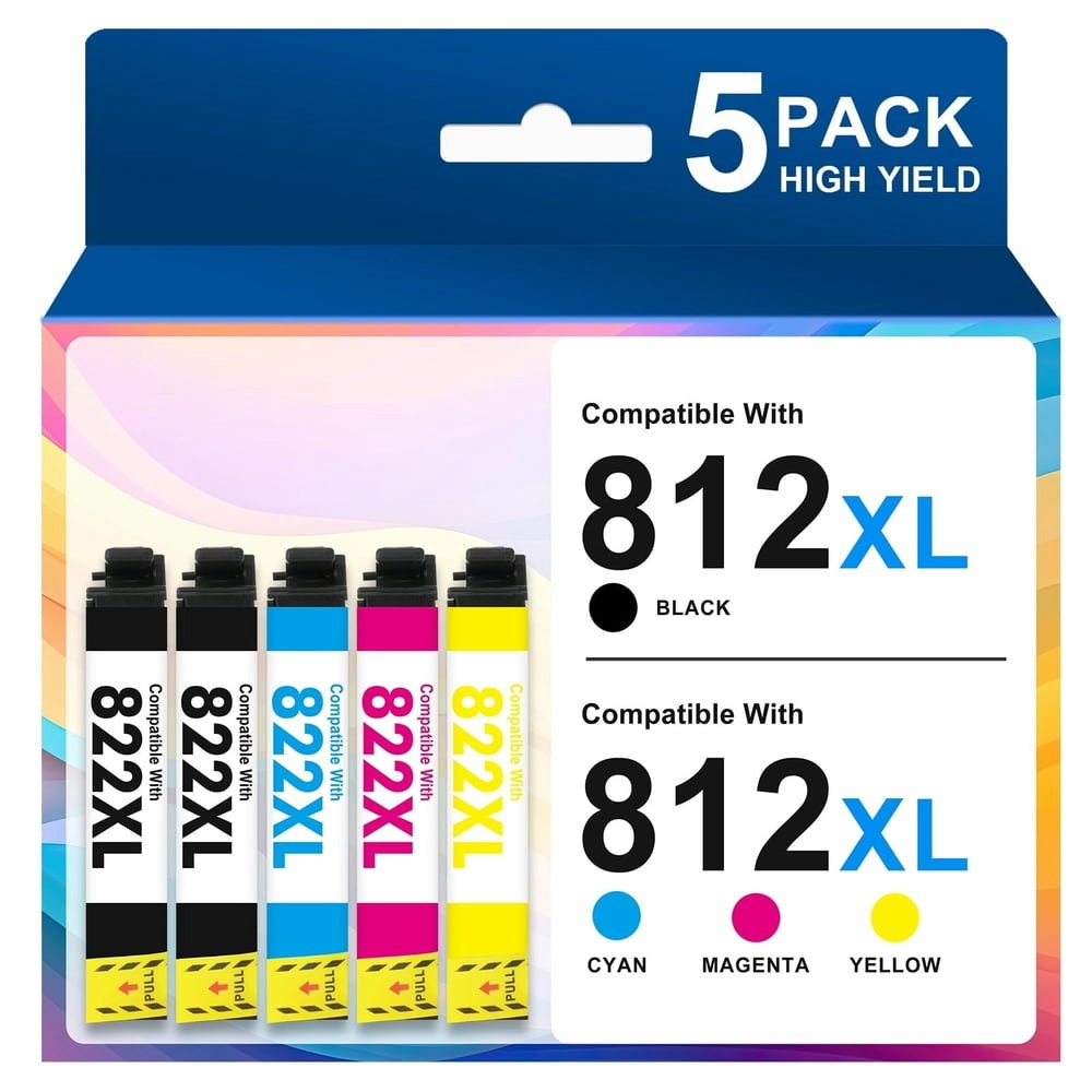 Epson 812XL Ink Cartridge 5-Pack: $26.69 Epson 812XL Ink Cartridge 5-Pack: $26.69