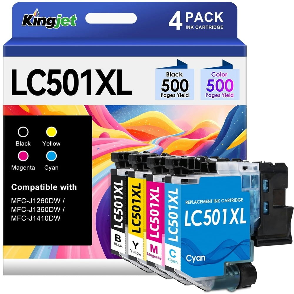 LC501XL High-Yield Ink Cartridges 4-Pack: $31.89 LC501XL High-Yield Ink Cartridges 4-Pack: $31.89
