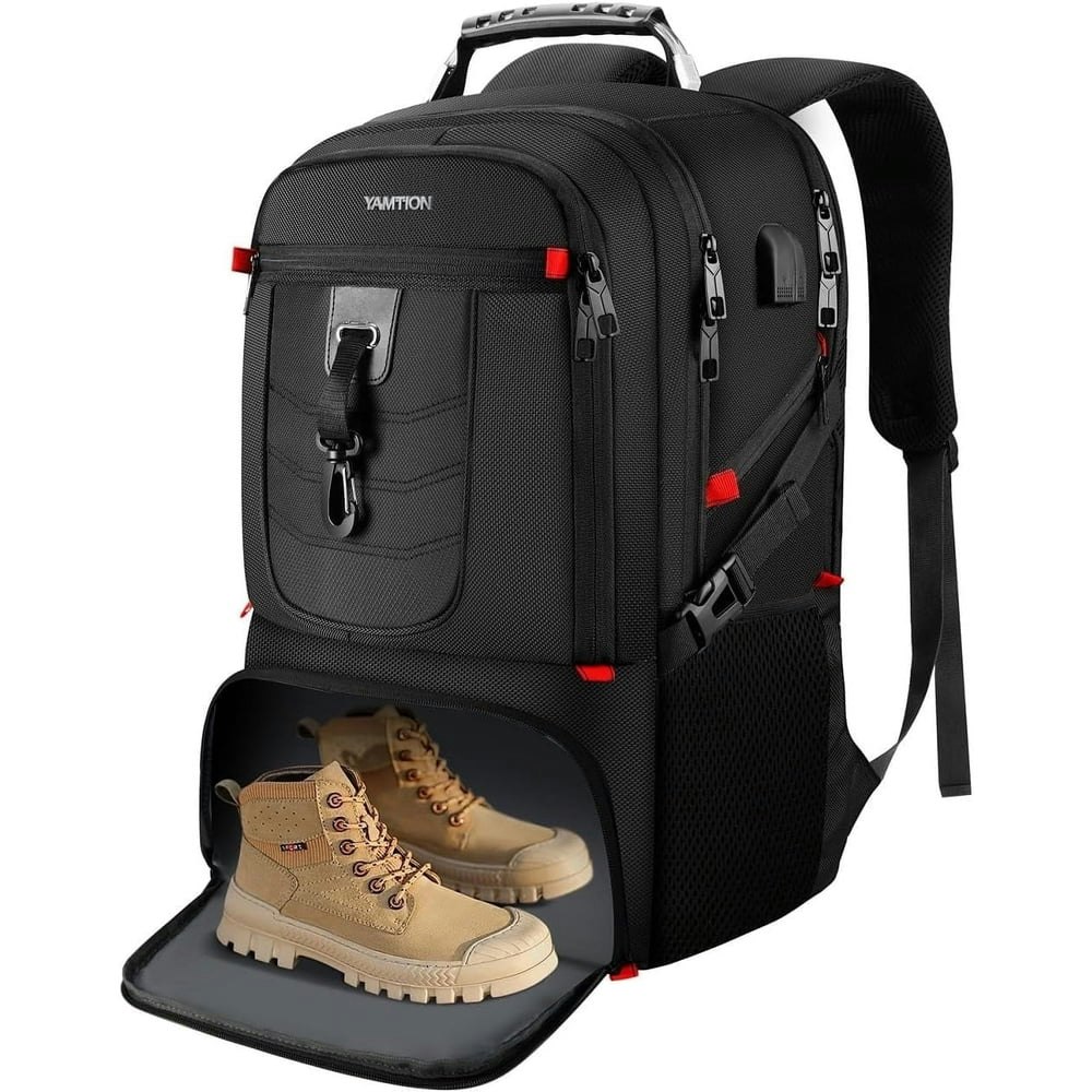 18.4-inch Travel Laptop Backpack with Shoe Compartment: $33.99 18.4-inch Travel Laptop Backpack with Shoe Compartment: $33.99