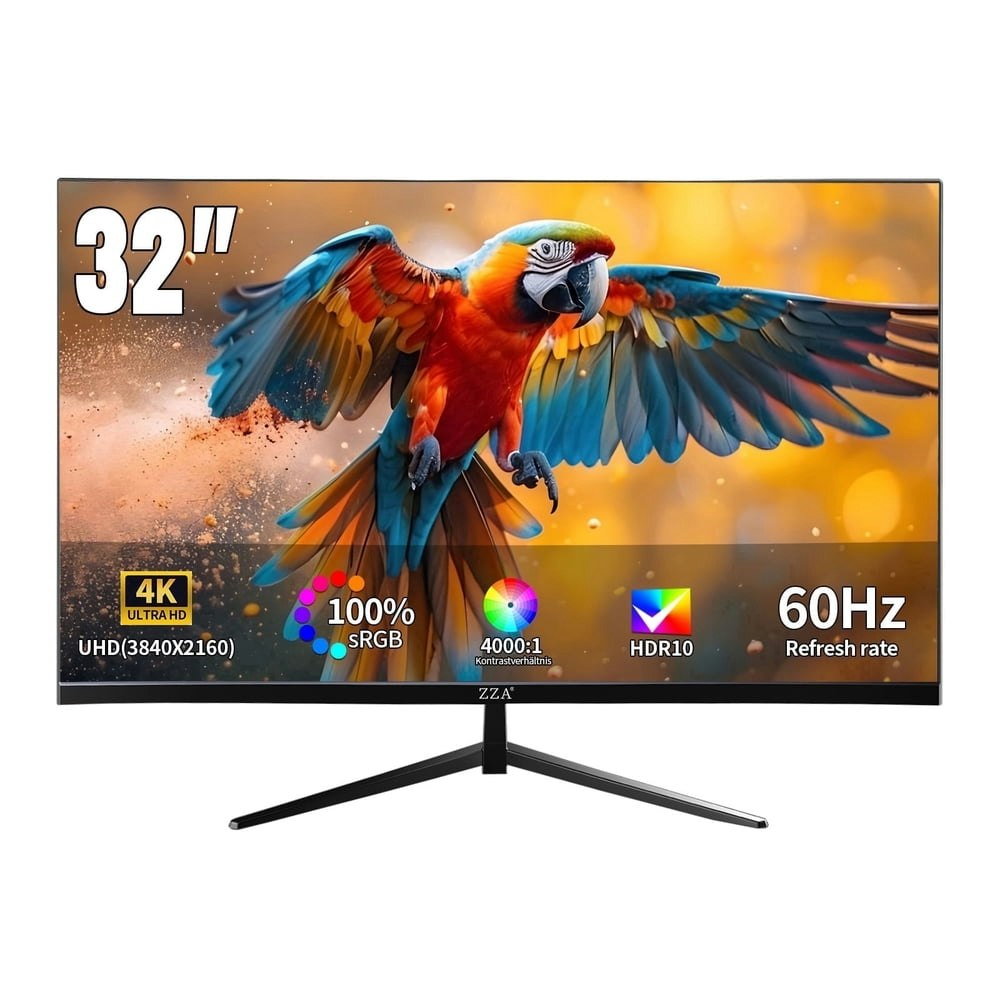 ZZA 32" 4K HDR IPS AdaptiveSync Monitor: $166.99