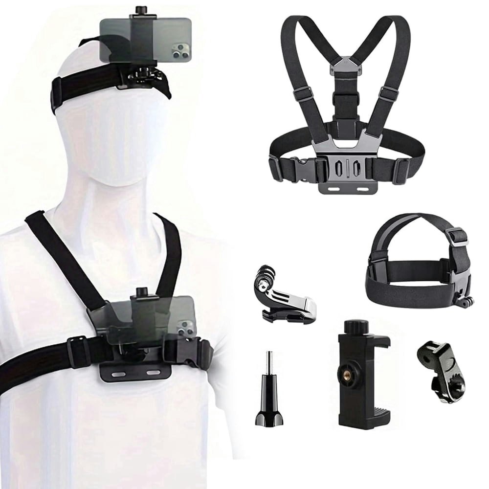 Phone Chest Mount and Head Strap Holder Kit: $13.49 Phone Chest Mount and Head Strap Holder Kit: $13.49