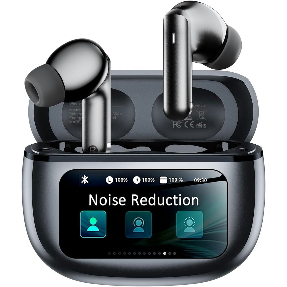 Wireless Earbuds 40-Hour Noise Cancelling Headphones: $23.76 Wireless Earbuds 40-Hour Noise Cancelling Headphones: $23.76