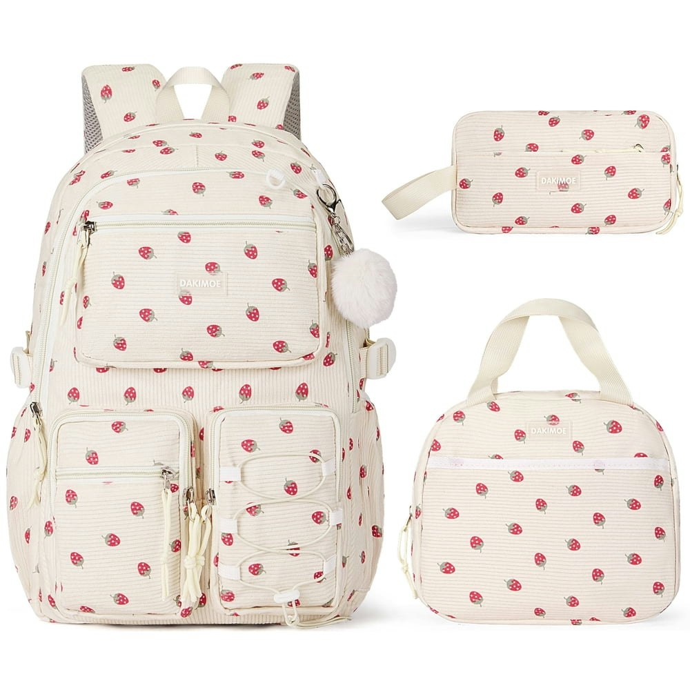 Dakimoe Corduroy School Backpack 3-Piece Set: $28.99 Dakimoe Corduroy School Backpack 3-Piece Set: $28.99
