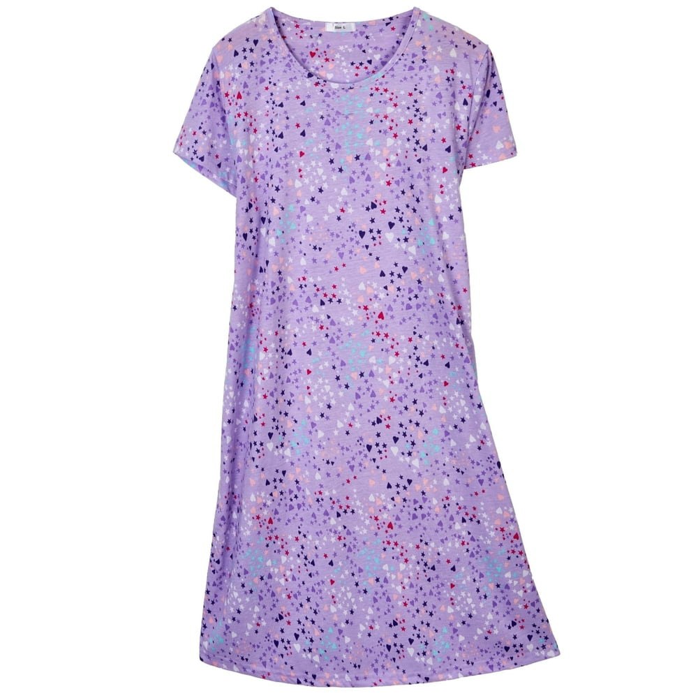 Dakimoe Women's Cotton Short Sleeve Nightgown: $11.99