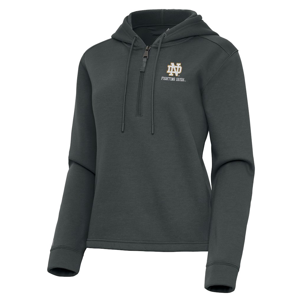 Women's Notre Dame Fighting Irish Antigua Contemporary Quarter-Zip Hoodie: $74.99 Women's Notre Dame Fighting Irish Antigua Contemporary Quarter-Zip Hoodie: $74.99