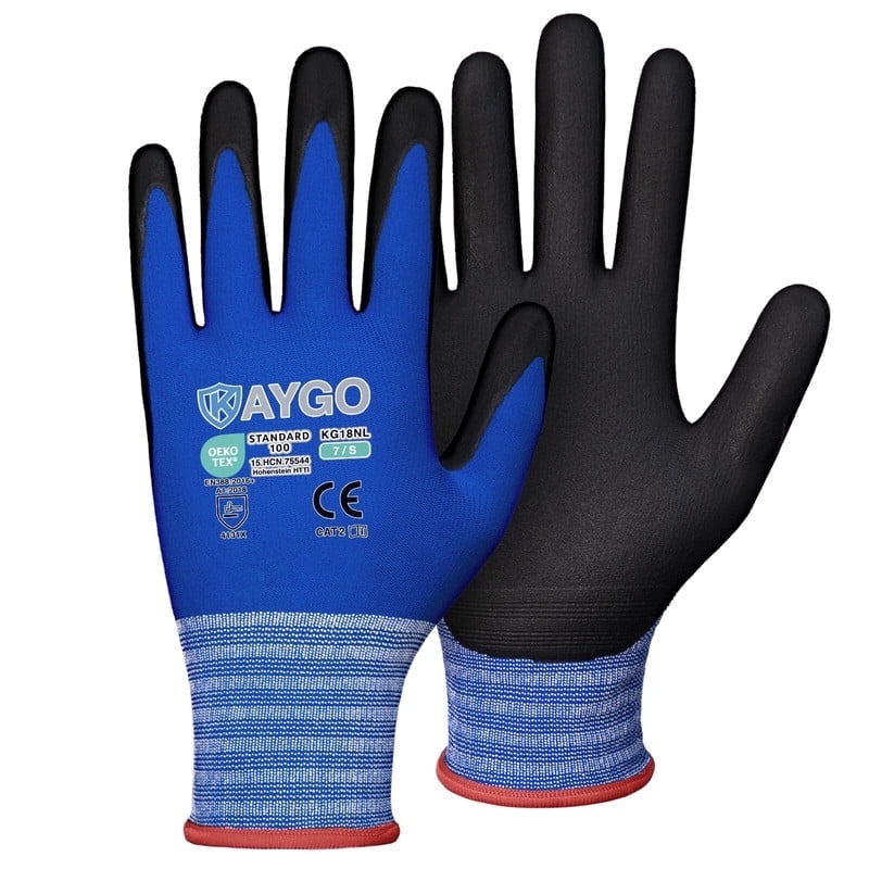 Kaygo MicroFoam Nitrile Coated Safety Work Gloves 3-Pack: $12.99 Kaygo MicroFoam Nitrile Coated Safety Work Gloves 3-Pack: $12.99