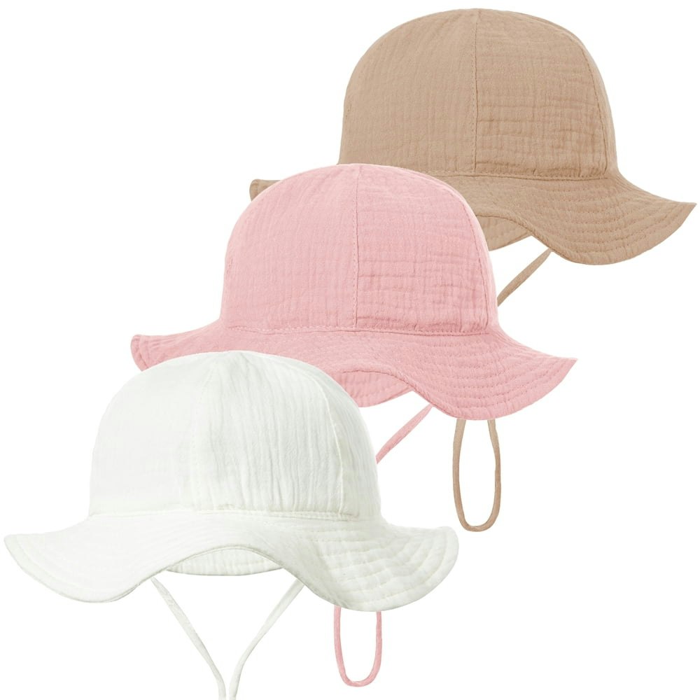 Bocaoying Baby Sun Hat 3-Pack: $8.99