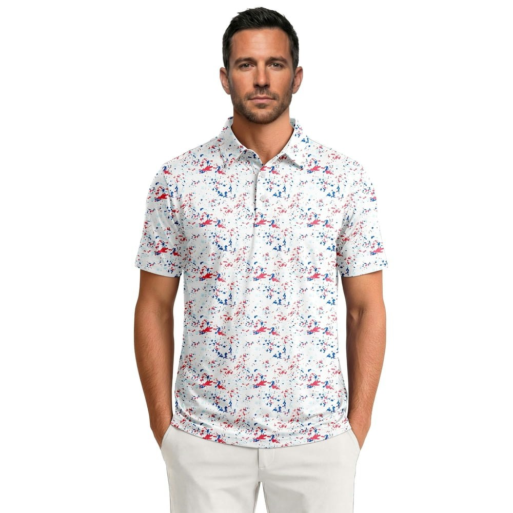 Gents Bliss Men's Floral Polo Shirt: $12.62