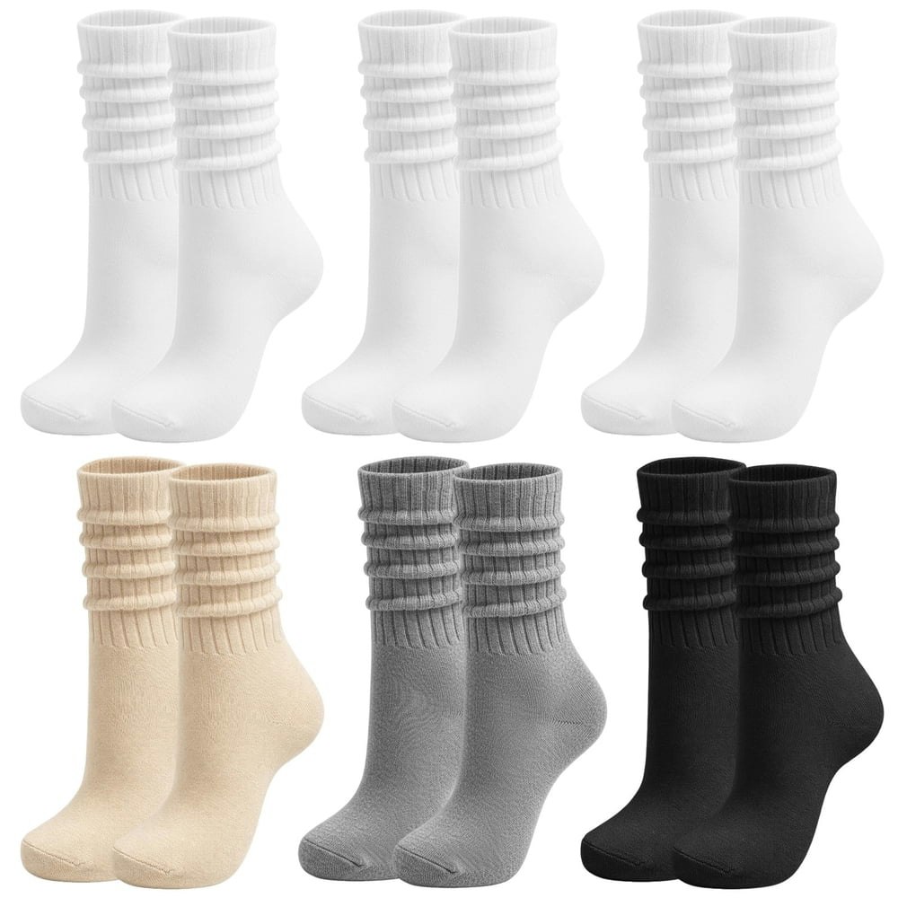 Bocaoying Women’s Crew Ankle Slouch Socks 6-Pack: $7.99 Bocaoying Women’s Crew Ankle Slouch Socks 6-Pack: $7.99
