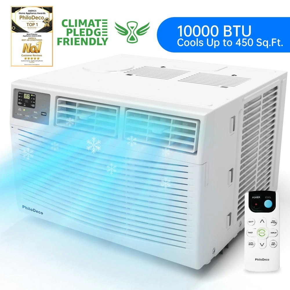 PhiloDeco 10,000 BTU Window Air Conditioner: $309.99