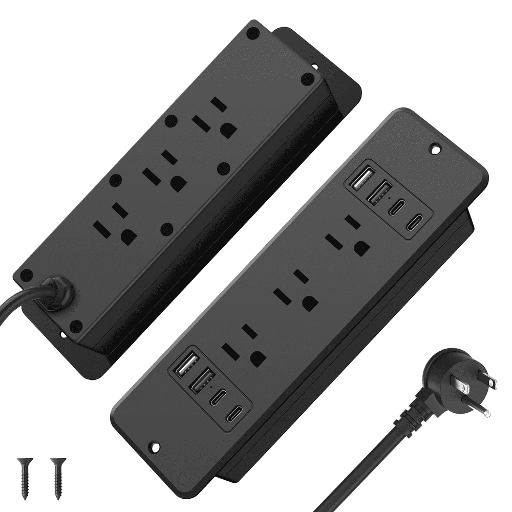 Vilong Recessed Power Strip with 6 AC Outlets and 8 USB Ports: $27.98 Vilong Recessed Power Strip with 6 AC Outlets and 8 USB Ports: $27.98