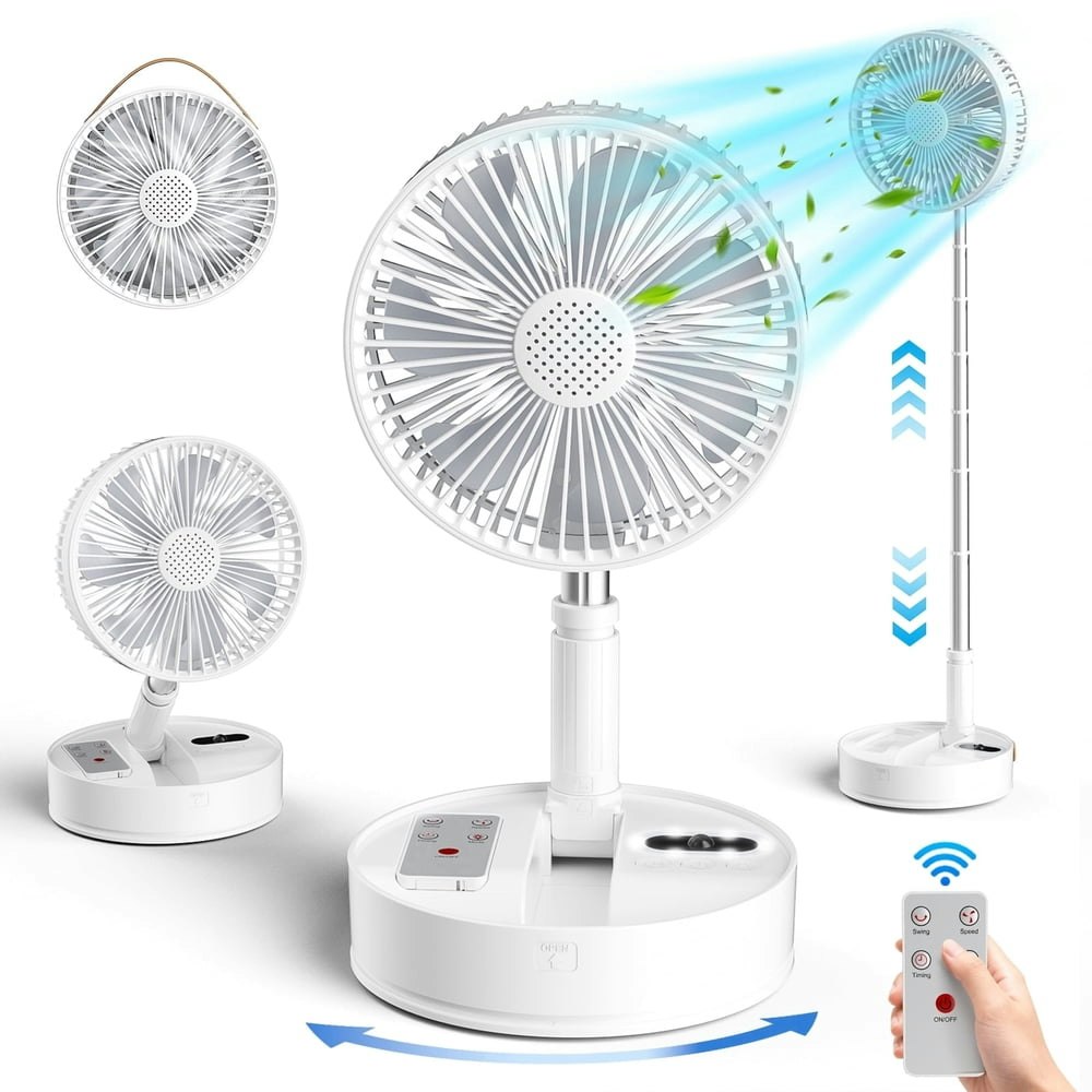 Areker 7,200mAh Battery-Operated Adjustable Pedestal Fan with Remote: $39.99 Areker 7,200mAh Battery-Operated Adjustable Pedestal Fan with Remote: $39.99