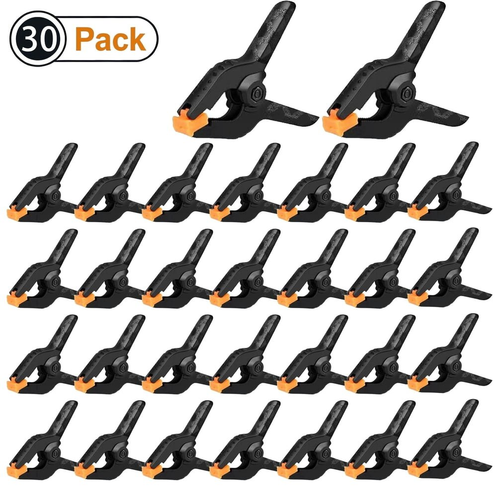 Spring Clamps 30-Pack: $11 Spring Clamps 30-Pack: $11