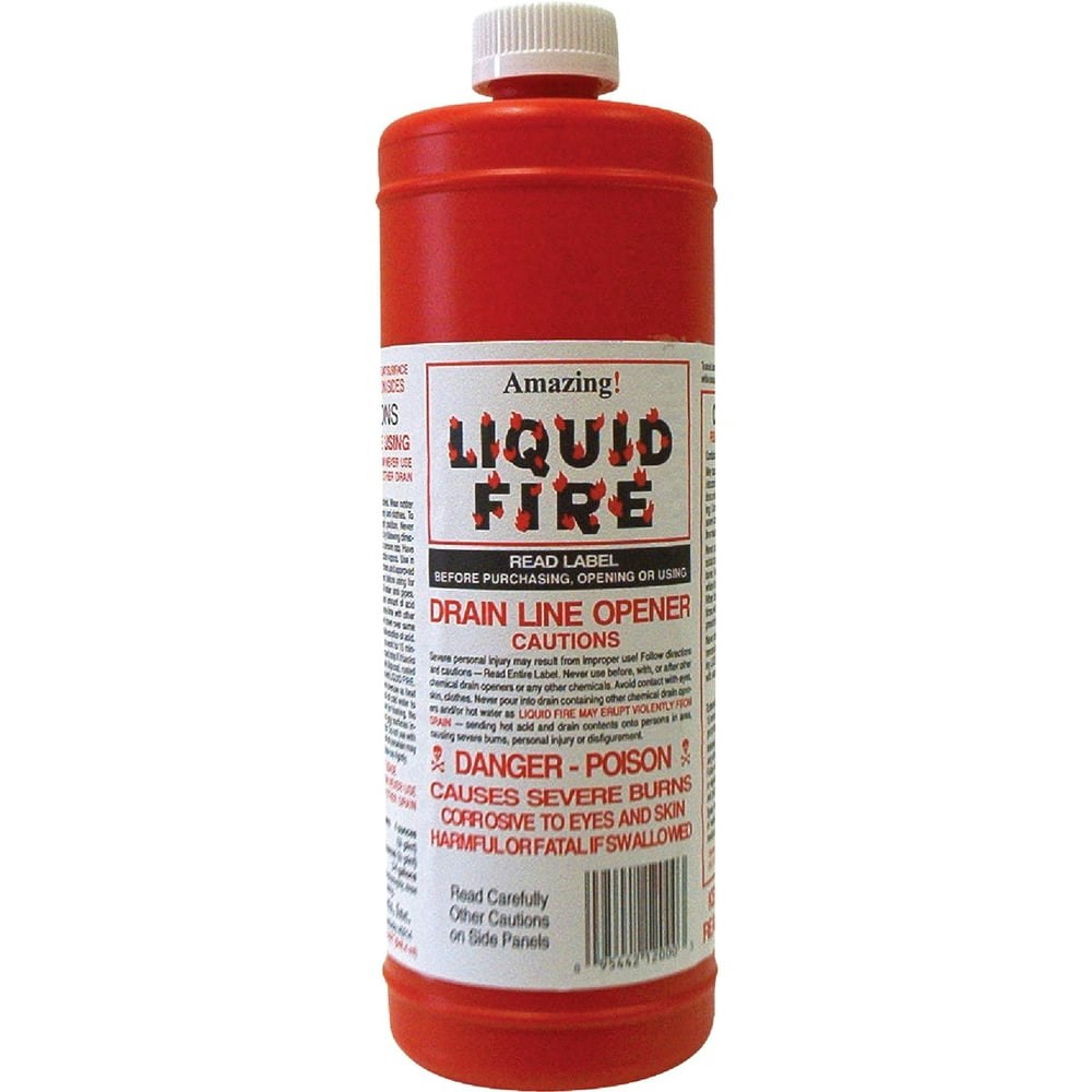 Liquid Fire Drain Line Opener 32oz: $16.29