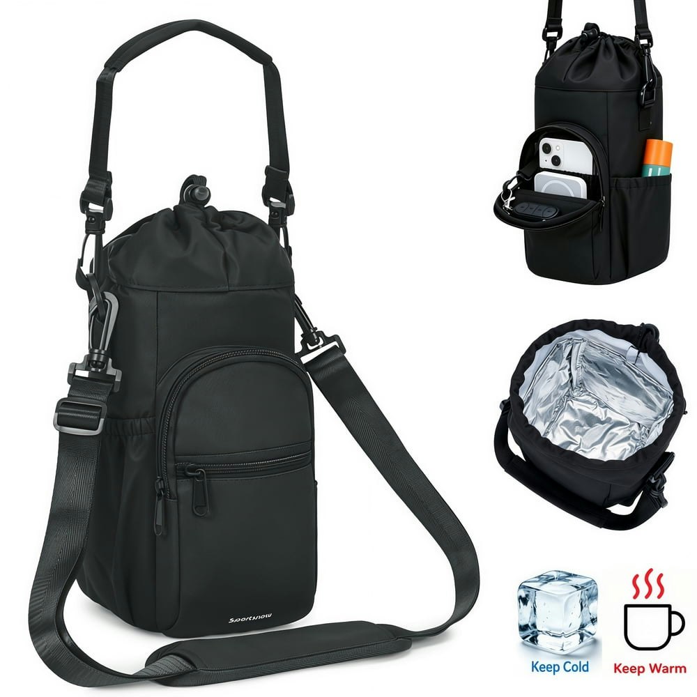 Wandf Insulated Water Bottle Sling Bag with Phone Pocket: $14.38 Wandf Insulated Water Bottle Sling Bag with Phone Pocket: $14.38