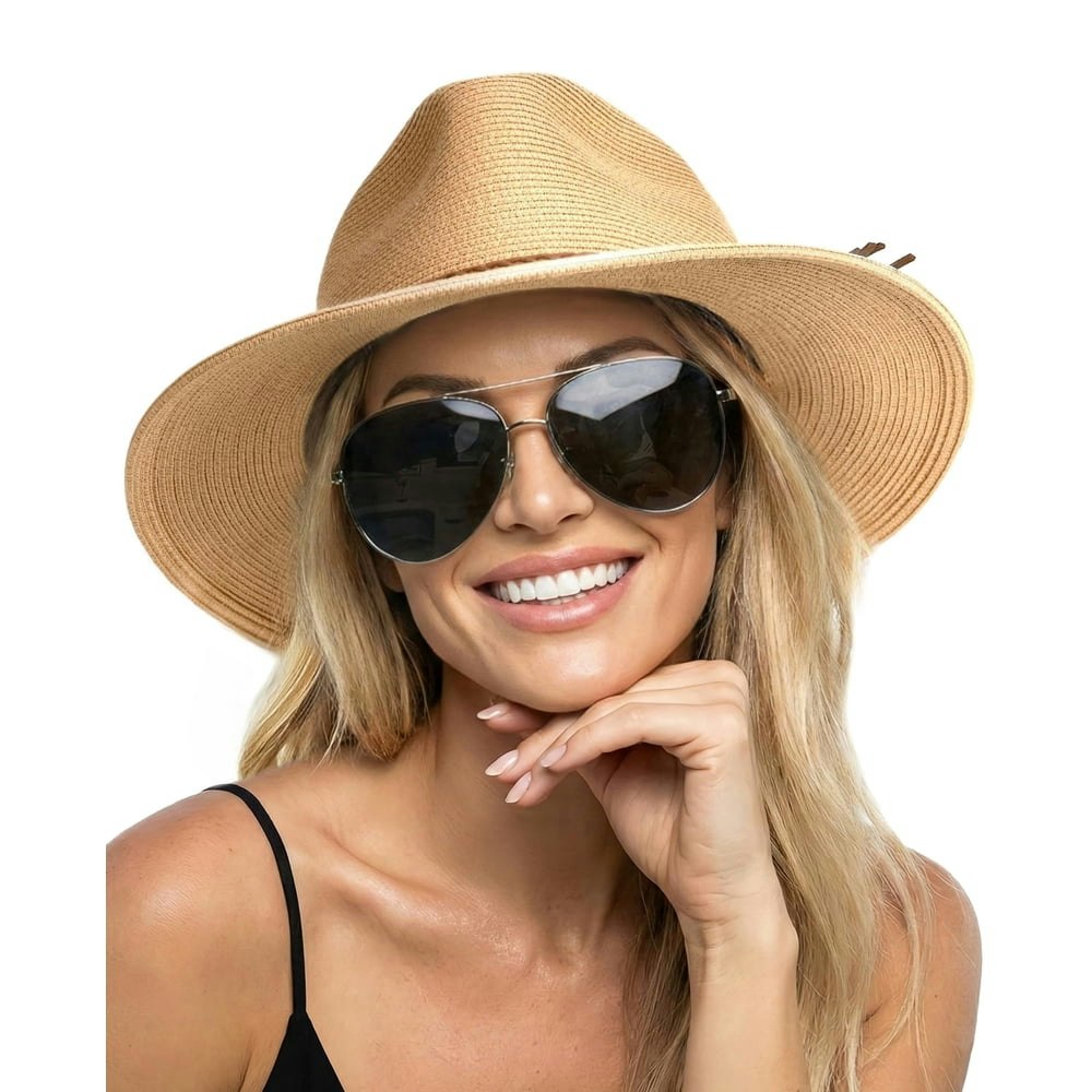 Furtalk Women's Wide Brim Straw Sun Hat: $24.29 Furtalk Women's Wide Brim Straw Sun Hat: $24.29