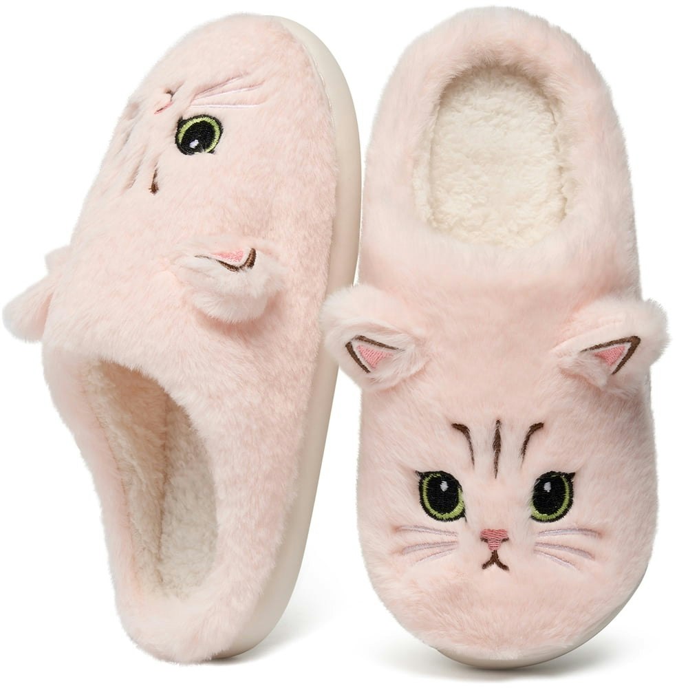 Ecetana Women's Fuzzy Faux Fur Memory Foam Slippers: $9.98 Ecetana Women's Fuzzy Faux Fur Memory Foam Slippers: $9.98
