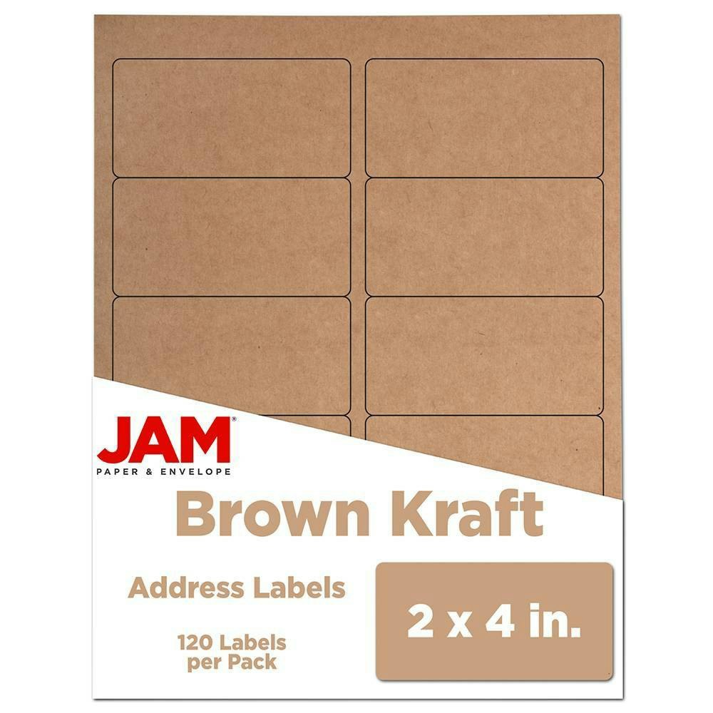 Jam Paper 2" x 4" Mailing Labels 120-Count: $12.99 Jam Paper 2" x 4" Mailing Labels 120-Count: $12.99