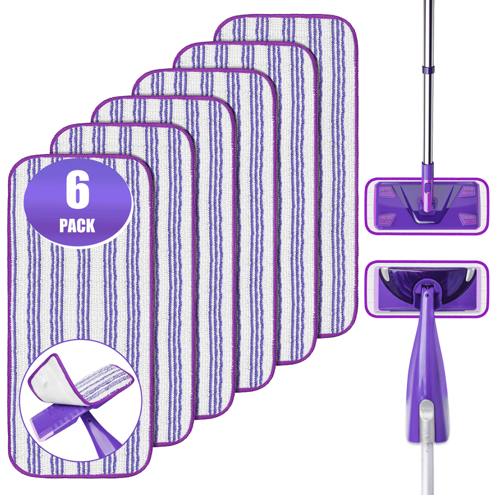 Sugarday Reusable Microfiber Mop Pads for Swiffer WetJet: $12.99