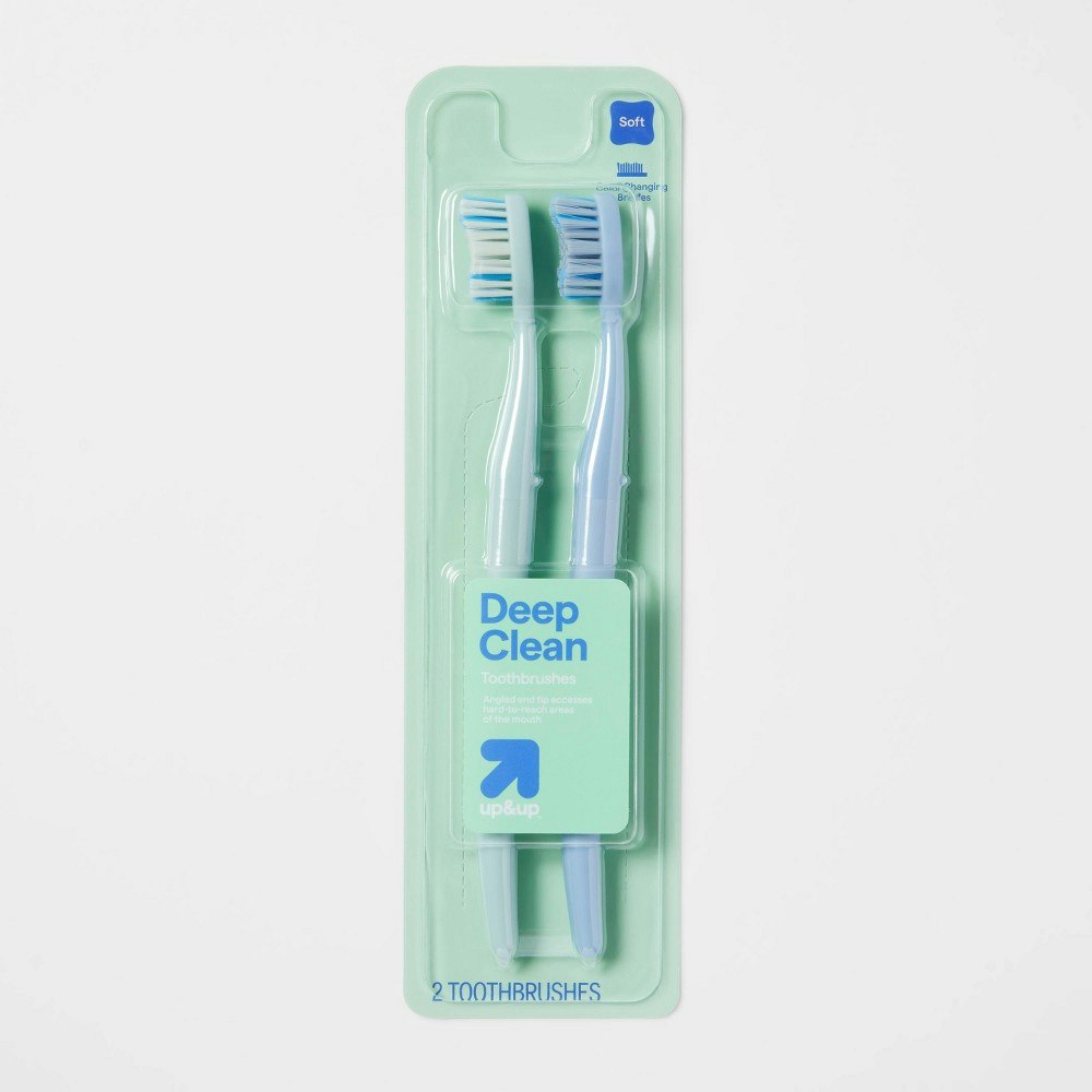 Up&Up Deep Clean Advanced Care Soft Toothbrush 2-Pack: $1.99 Up&Up Deep Clean Advanced Care Soft Toothbrush 2-Pack: $1.99