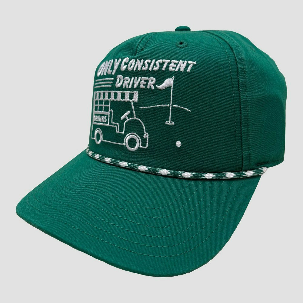 Women's Embroidered Cord Golf Hat: $15