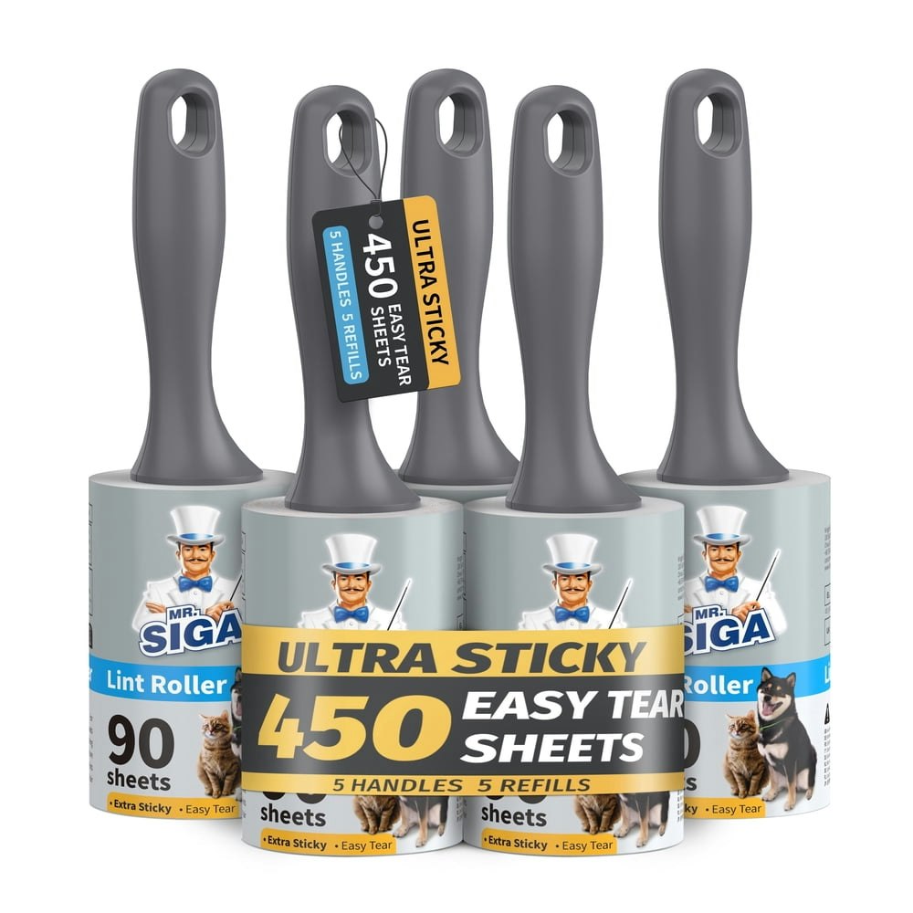 Mr. Siga Lint Roller 450-Sheet Pack: $17.09