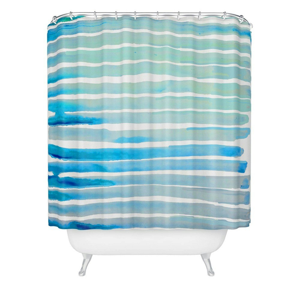 NoelleJay Water Lines Shower Curtain: $82.99